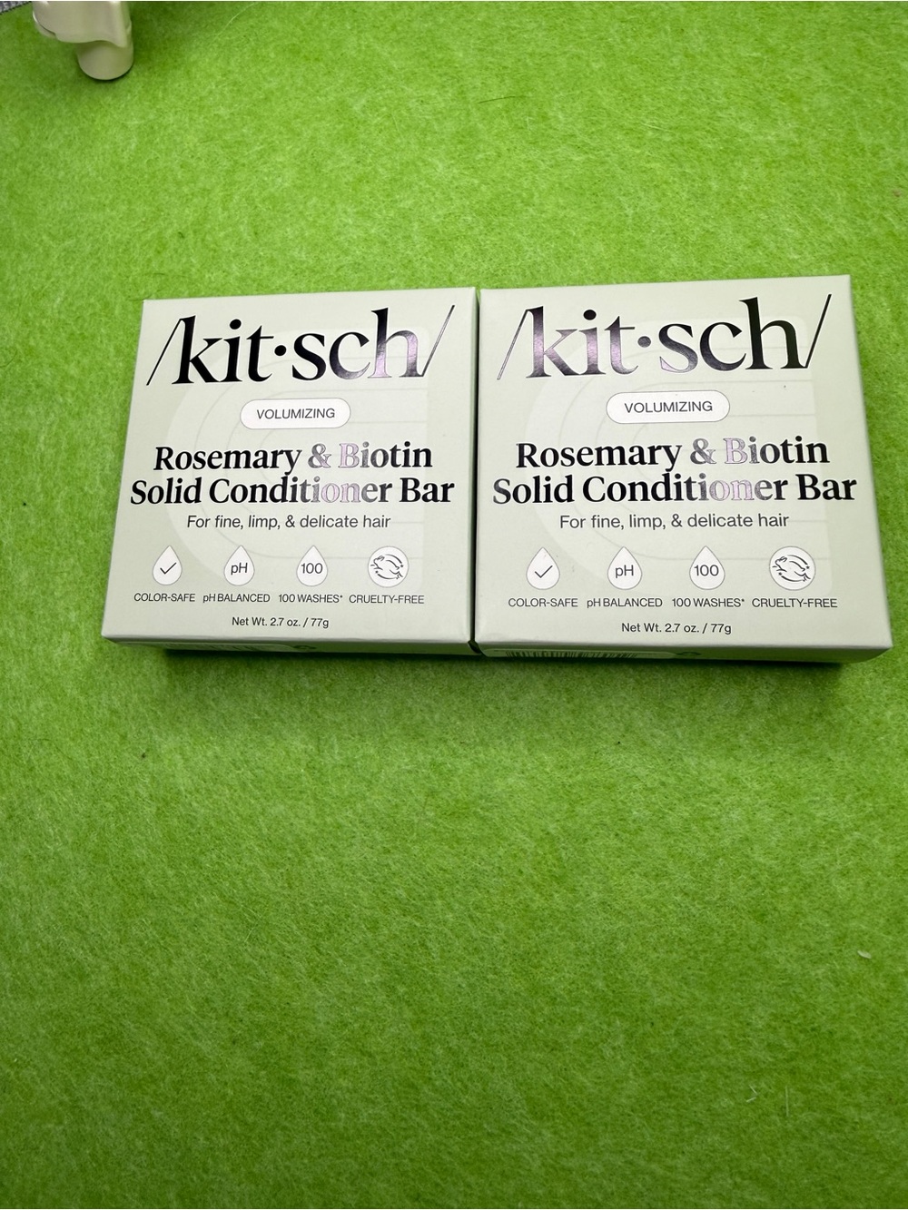 kitsch Rosemary & Biotin Solid Conditioner Bar - (2 Bars)